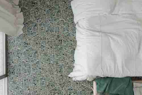 Керамогранит DNA Tiles Terrazzo Teal 32x36.8